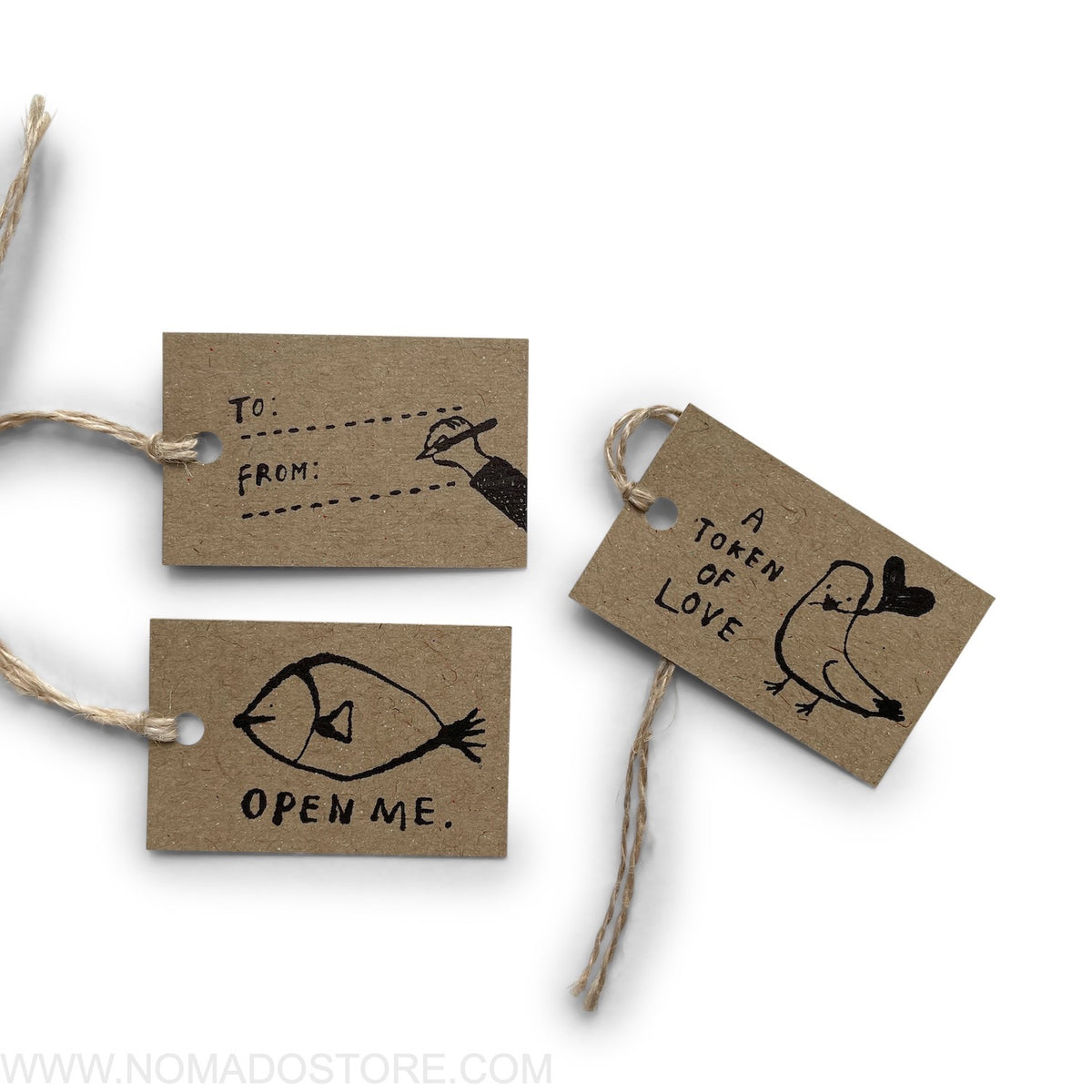 Yamamoto Paper A. Kinoshita Gift Tags (3 designs) - NOMADO Store 