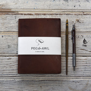 Peg & Awl The Harper Journal (Brown/Large) - NOMADO Store 