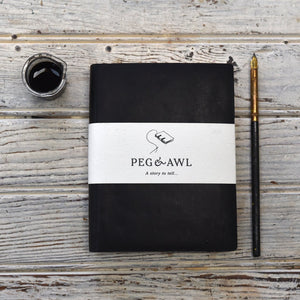 Peg & Awl The Jackson Journal (Black/Large)
