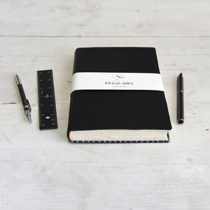 Peg & Awl The Jackson Journal (Black/Large)