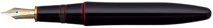 Platinum Izumo Akatame (Red) Urushi lacquer Fountain Pen - NOMADO Store 
