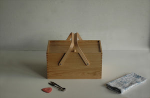 Classiky Chestnut wood Sewing Box