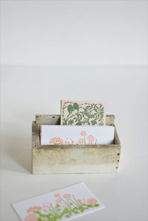 Ten to Sen Letterpress Label Cards Little Garden (20 pieces)