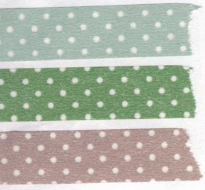 Classiky Pin Dots Masking Tape 3 colors set