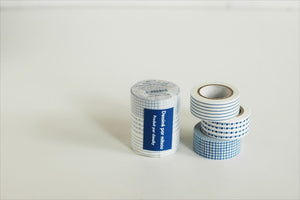 Classiky mitsou Masking Tape 3 design set (Red or Blue)