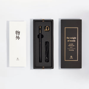 Ystudio Portable Ballpoint Pen Black - NOMADO Store 