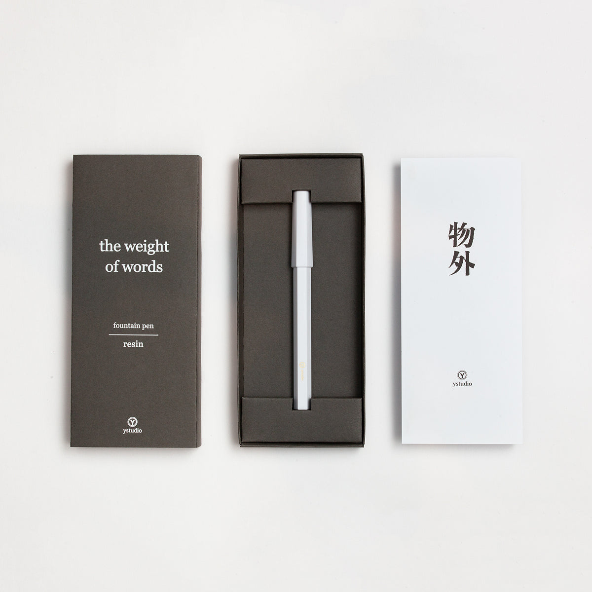 Ystudio Resin Series Fountain Pen (Red) - NOMADO Store 