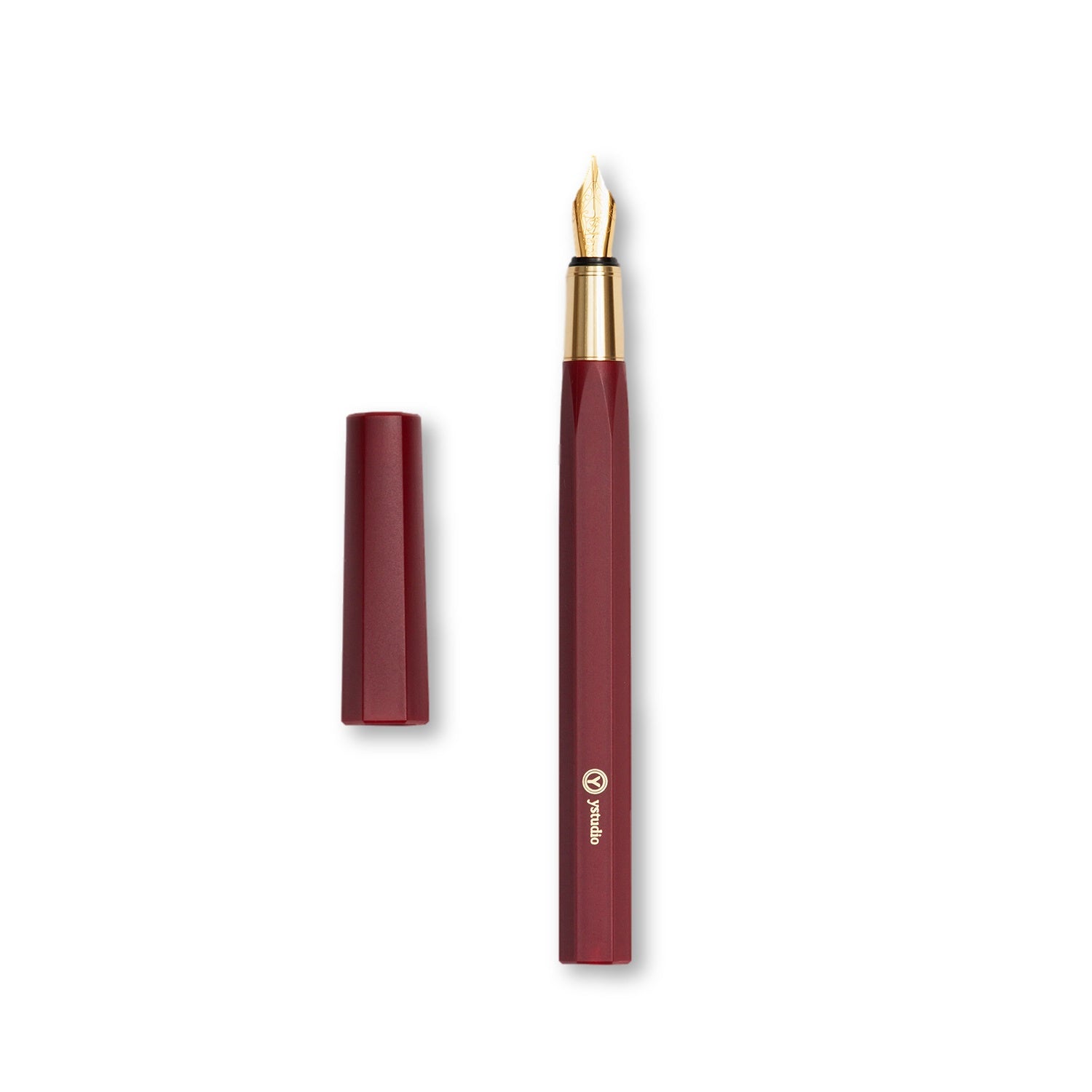 Ystudio Resin Series Fountain Pen (Red) - NOMADO Store 