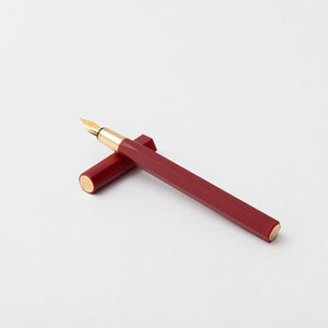 Ystudio Resin Series Fountain Pen (Red) - NOMADO Store 