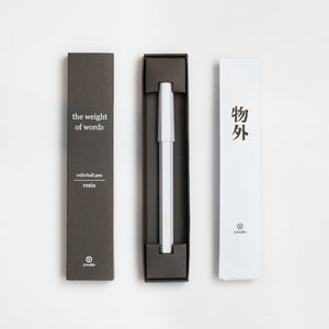 Ystudio Resin Rollerball Pen (Black) - NOMADO Store 