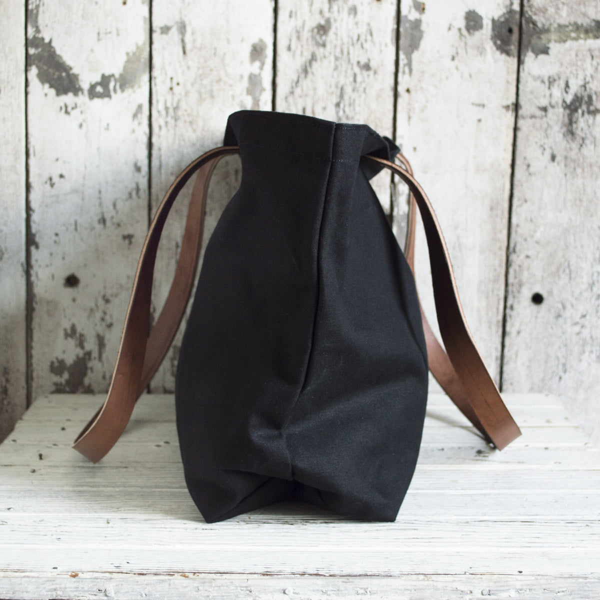 Peg and Awl The Seaside Tote - Brown / Emerson Quote - NOMADO Store 