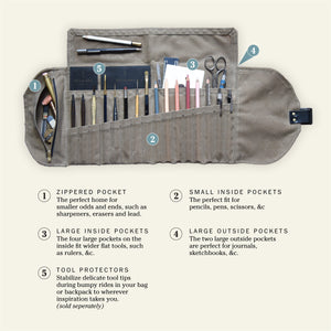 Peg and Awl The Sendak Artist Roll - Almond - NOMADO Store 