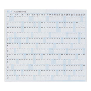 Kokuyo Trystrams Planner 2022 Monthly Vertical Soft Cover (2 colours)