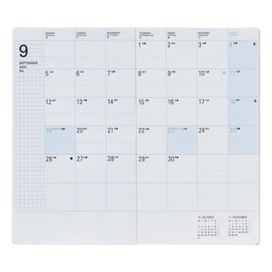 Kokuyo Trystrams Planner 2022 Monthly Vertical Soft Cover (2 colours)