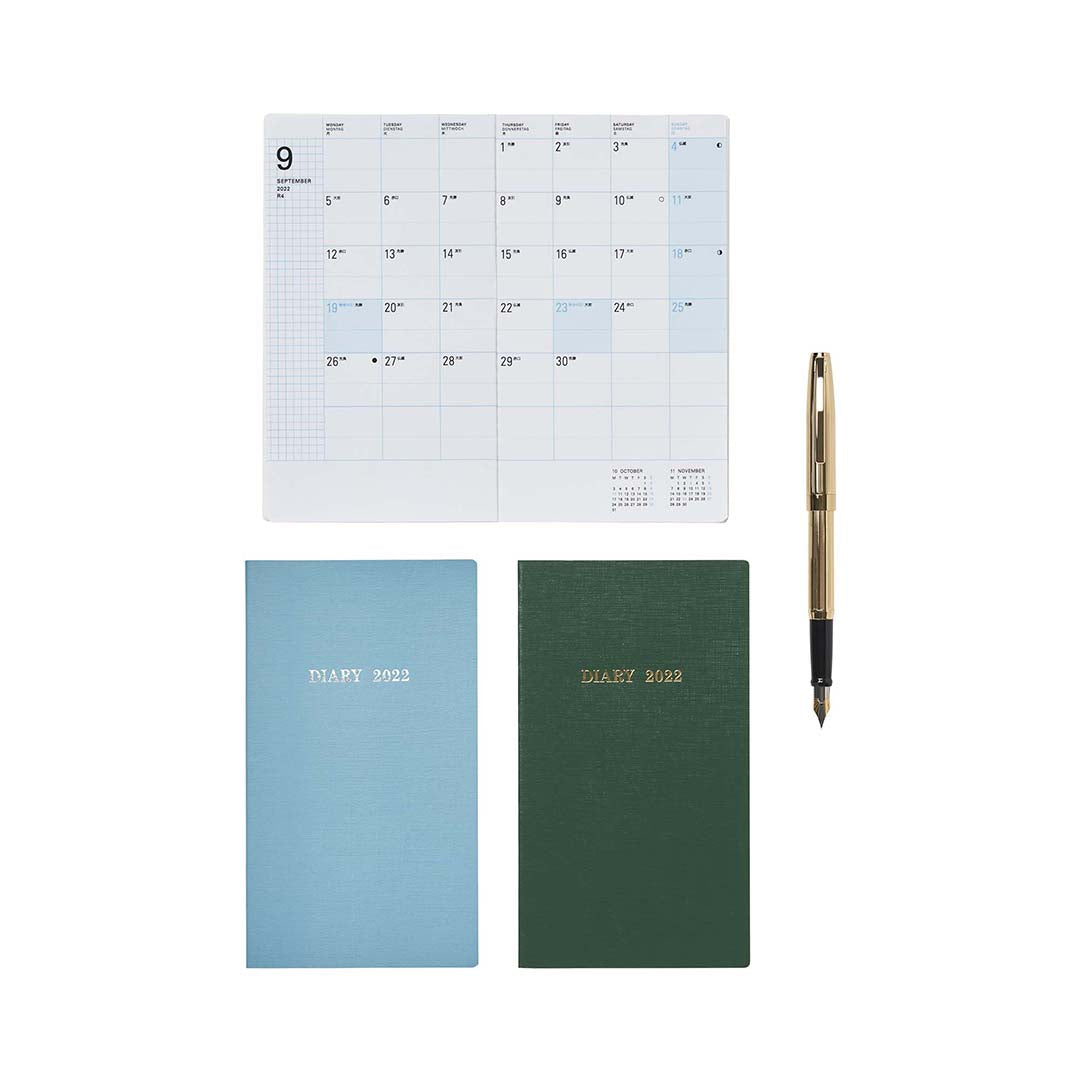 Kokuyo Trystrams Planner 2022 Monthly Vertical Soft Cover (2 colours)
