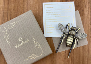 Esterbrook Bee Book Holder (Brass)