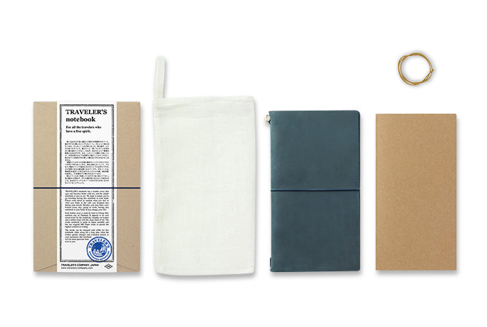 Traveler's Notebook - Regular size BLUE - NOMADO Store 