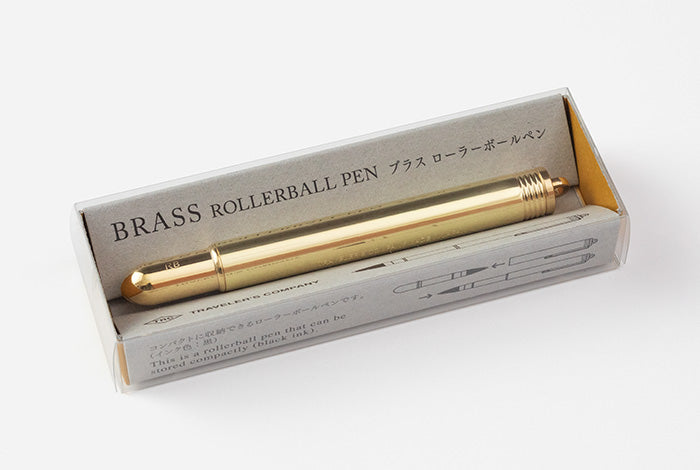 Traveler's Company - Brass Rollerball Pen