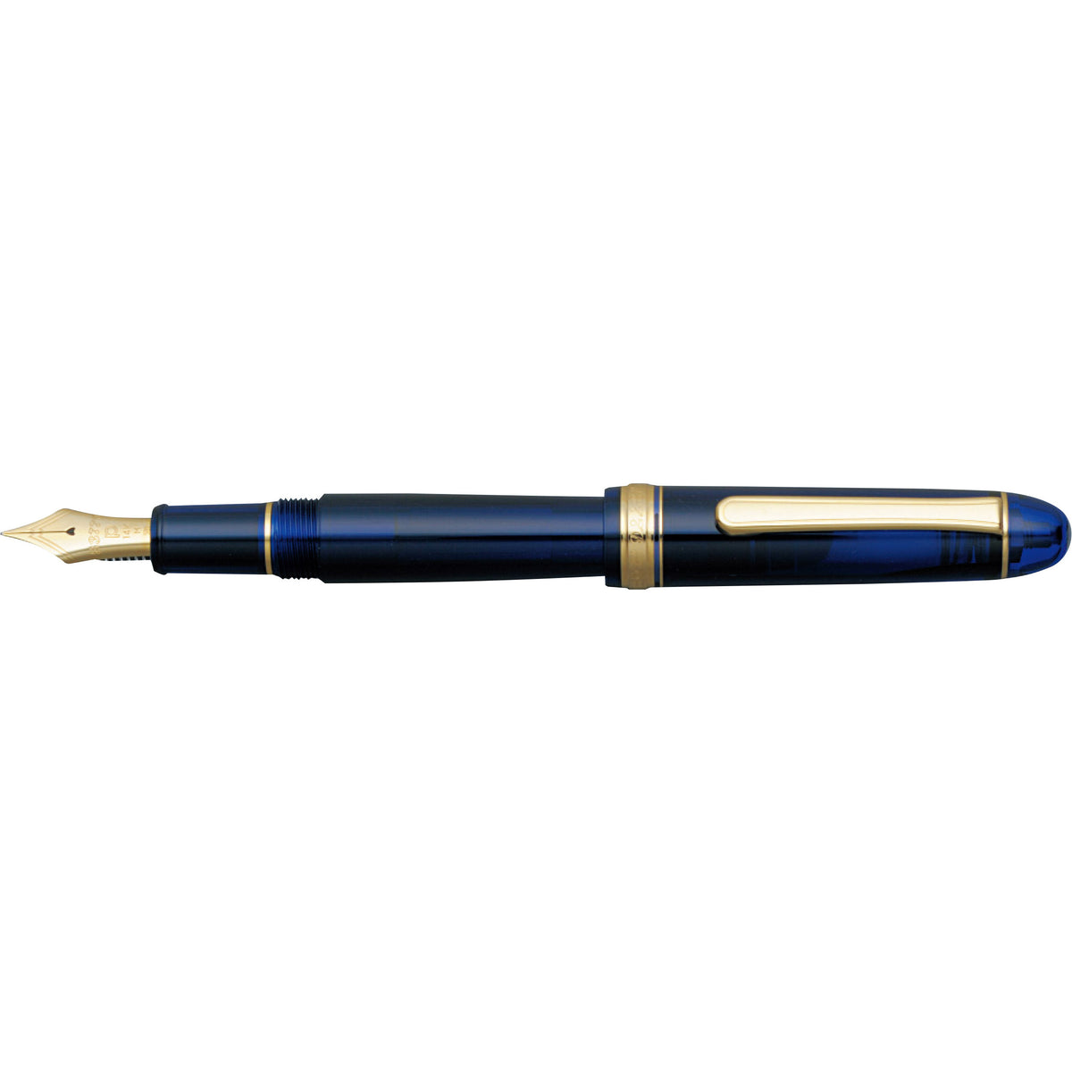 Platinum #3776 Chartres Blue Fountain Pen - NOMADO Store 