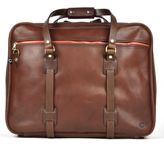 【CROOTS】VINTAGE LEATHER TRAVELLER BAG CROOTS VINTAGE LEATHER TRAVELLER BAG (Port) - NOMADO Store
