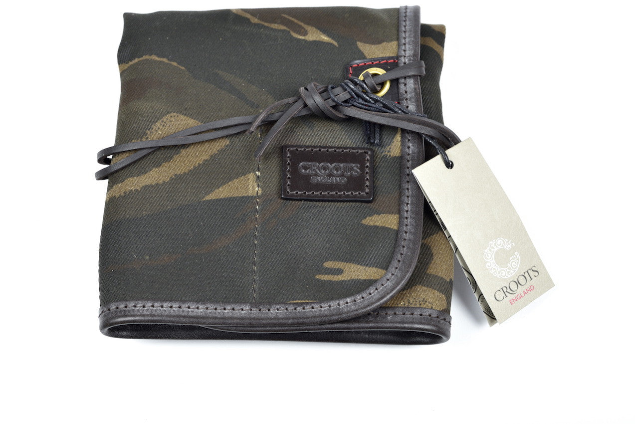 CROOTS WAXED CAMOUFLAGE RANGE TOOL ROLL - NOMADO Store 