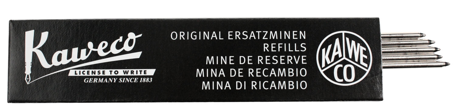 Kaweco D1 1,0mm Ballpoint refill - 5 pieces Black - NOMADO Store 