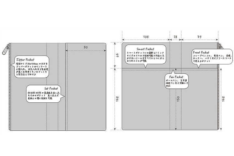 Yamamoto Paper RO-BIKI NOTE CANVAS COVER (mint green)