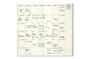 Midori Traveler's Notebook - 017. Free Diary (Monthly) - NOMADO Store 