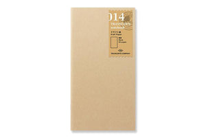Midori Traveler's Notebook - 014. Kraft Paper Notebook Refill - NOMADO Store 