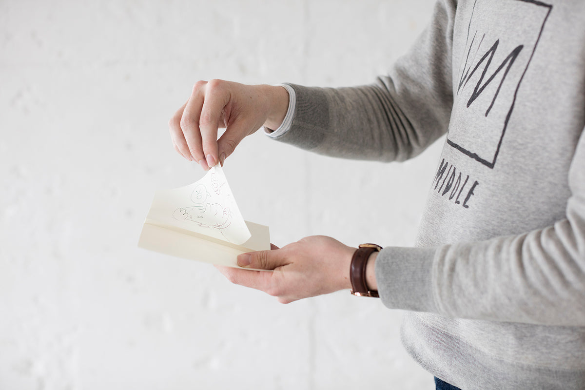 Midori MD Sticky Memo Pad [A7] Blank - NOMADO Store 