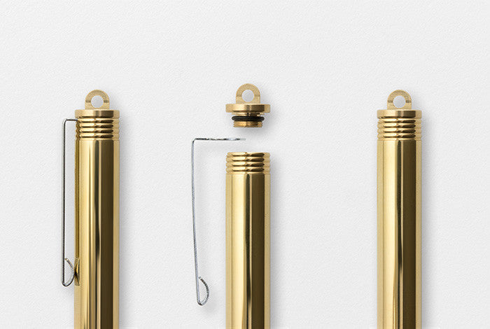 Traveler's Company BRASS - Fountain Pen Solid Brass - NOMADO Store 