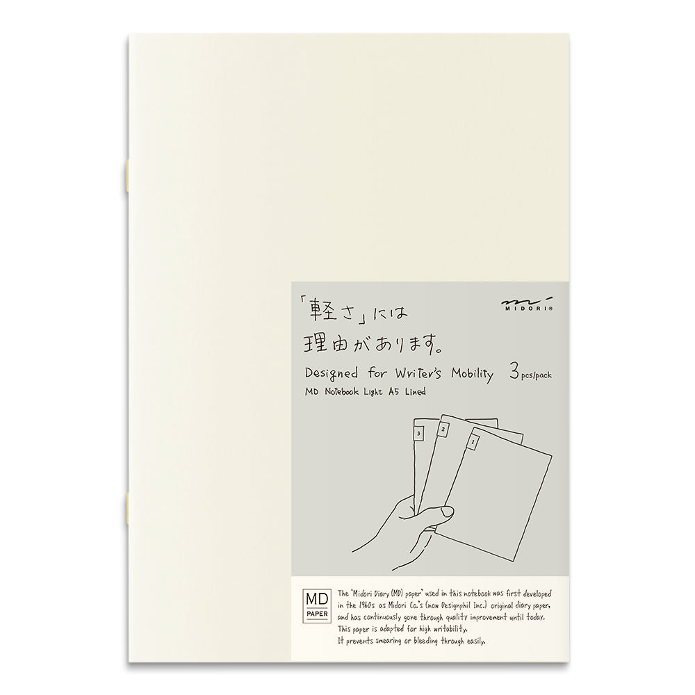 Midori MD Notebook - Ruled - A5