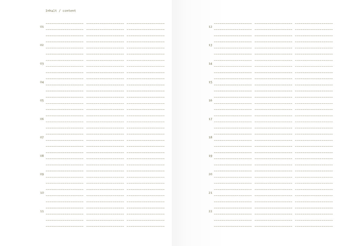 Roterfaden M (A5) Project Planner