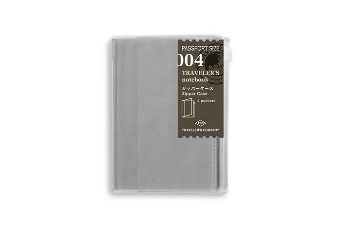 Midori Traveler's Notebook Passport size - 004. Refill Zipper/Card file - PP - NOMADO Store 