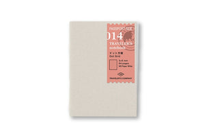 Traveler's Notebook Passport size - 014. Dot Grid Refill - NOMADO Store 