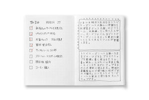 Traveler's Notebook Passport size - 014. Dot Grid Refill - NOMADO Store 