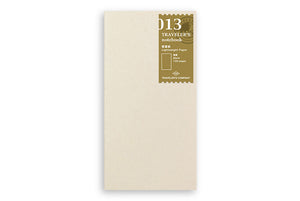 Midori Traveler's Notebook - 013. Light Paper Notebook Refill - NOMADO Store 