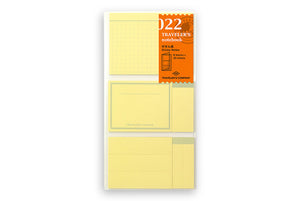 Midori Traveler's Notebook - 022. Sticky Notes - NOMADO Store 