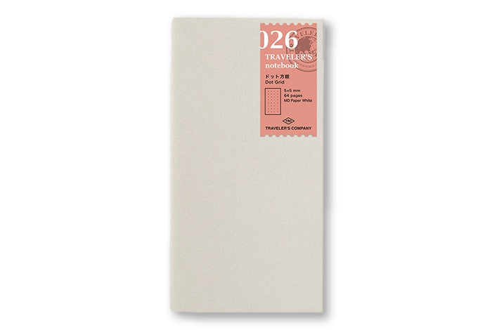 Traveler's Notebook - 026. Dot Grid Refill - NOMADO Store 