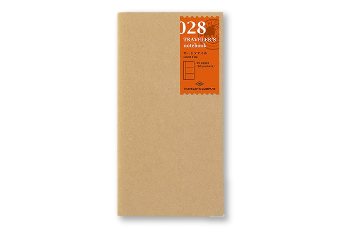 Traveler's Notebook - 028. Card File Refill - NOMADO Store 