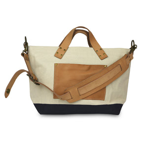 The Superior Labor Engineer Shoulder bag S natural body navy paint PRE-ORDER - NOMADO Store 
