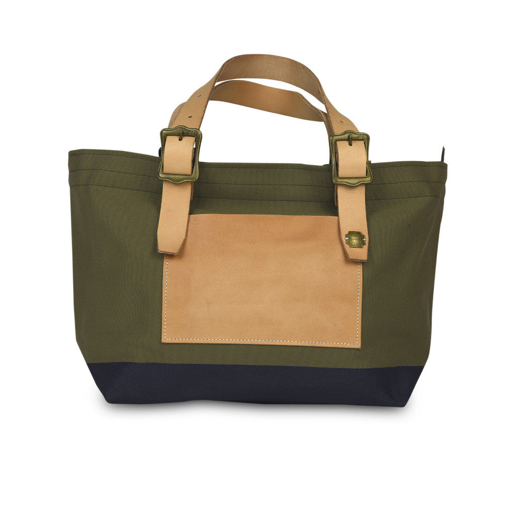 The Superior Labor Engineer Tote bag S khaki body navy paint - NOMADO Store 