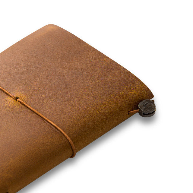 Midori Traveler's Notebook Passport size - Starter kit Camel - NOMADO Store 