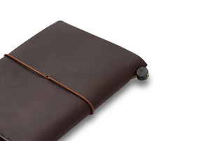 Midori Traveler's Notebook Passport size - Starter kit Brown - NOMADO Store 