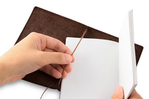Midori Traveler's Notebook Passport size - Starter kit Brown - NOMADO Store 