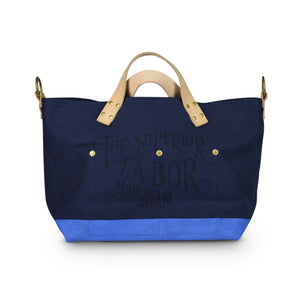 The Superior Labor engineer shoulder bag S navy body sky paint - NOMADO Store 