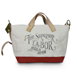 The Superior Labor engineer shoulder bag S natural body red paint PRE-ORDER - NOMADO Store 