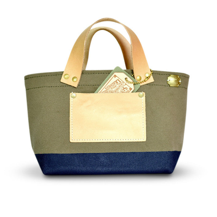 The Superior Labor Engineer Bag Petite Khaki/Navy paint - NOMADO Store 